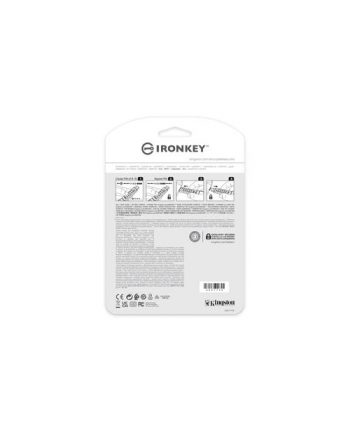 KINGSTON 256GB IronKey Keypad 200 FIPS 140-3 Lvl 3 Pending AES-256 Encrypted