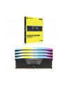 CORSAIR VENGEANCE RGB 128GB 4x32GB DDR5 5600MT/s DIMM Unbuffered 40-40-40-77 Std PMIC XMP 3.0 Black Heatspreader Black PCB 1.25V - nr 5