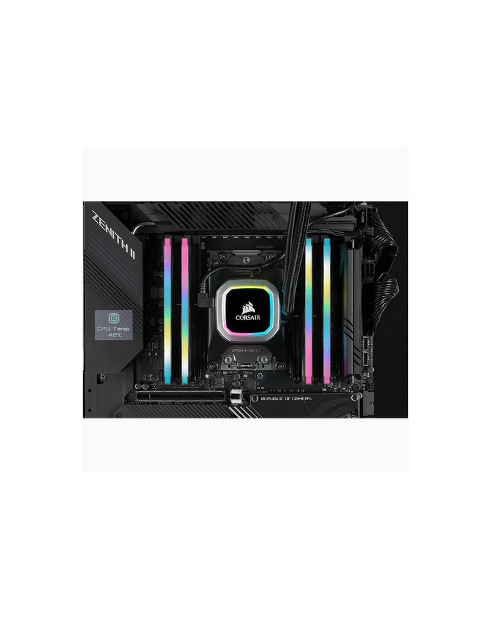 CORSAIR Vengeance RGB PRO DDR4 4000MHz 16GB 2x8GB DIMM Black for AMD główny
