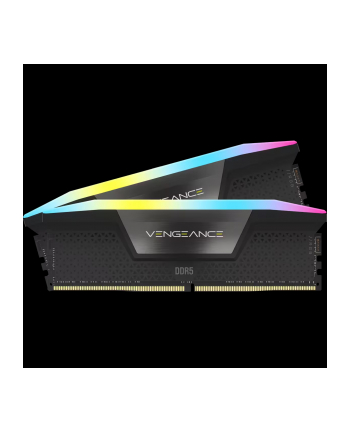 CORSAIR VENGEANCE RGB 48GB 2x24GB DDR5 6400MT/s DIMM Unbuffered 36-48-48-104 XMP 3.0 Black Heatspreader 1.4V