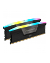 CORSAIR VENGEANCE RGB 64GB 2x32GB DDR5 6000MT/s DIMM Unbuffered 30-36-36-76 Std PMIC XMP 3.0 Black Heatspreader RGB LED 1.4V - nr 8