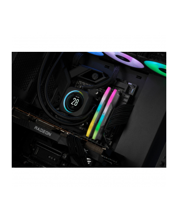 CORSAIR VENGEANCE RGB 64GB 4x16GB DDR5 6000MT/s DIMM Unbuffered 36-36-36-76 Std PMIC XMP 3.0 Black Heatspreader Black PCB 1.35V nr 1