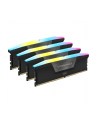CORSAIR VENGEANCE RGB 64GB 4x16GB DDR5 6200MT/s DIMM Unbuffered 32-38-38-80 Std PMIC XMP 3.0 Black Heatspreader RGB LED 1.4V - nr 5