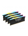 CORSAIR VENGEANCE RGB 64GB 4x16GB DDR5 6200MT/s DIMM Unbuffered 32-38-38-80 Std PMIC XMP 3.0 Black Heatspreader RGB LED 1.4V - nr 6