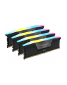 CORSAIR VENGEANCE RGB 64GB 4x16GB DDR5 6200MT/s DIMM Unbuffered 32-38-38-80 Std PMIC XMP 3.0 Black Heatspreader RGB LED 1.4V - nr 8
