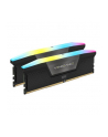 CORSAIR VENGEANCE RGB 96GB 2x48GB DDR5 5200MT/s DIMM Unbuffered 38-38-38-84 XMP 3.0 Black Heatspreader RGB LED 1.25V - nr 7