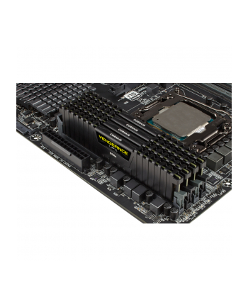 CORSAIR DDR4 3200MHz 128GB 4x32GB DIMM Unbuffered XMP 2.0 Vengeance LPX Kolor: CZARNY Heatspreader Black PCB 1.35V
