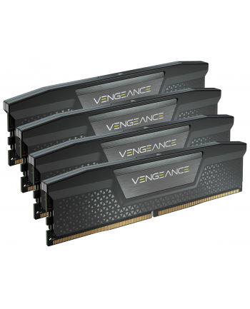 CORSAIR VENGEANCE 128GB 4x32GB DDR5 5600MT/s DIMM Unbuffered 40-40-40-77 Std PMIC XMP 3.0 Black Heatspreader Black PCB 1.25V