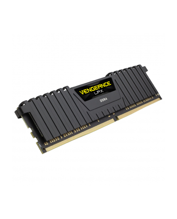 CORSAIR Vengeance 16GB DDR4 DIMM 3200MHz 1x16GB Unbuffered Dual Rank 16-20-20-38 XMP 2.0 LPX PCB 1.35V Heatspreader Black
