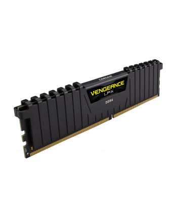 CORSAIR Vengeance 16GB DDR4 DIMM 3200MHz 1x16GB Unbuffered Dual Rank 16-20-20-38 XMP 2.0 LPX PCB 1.35V Heatspreader Black