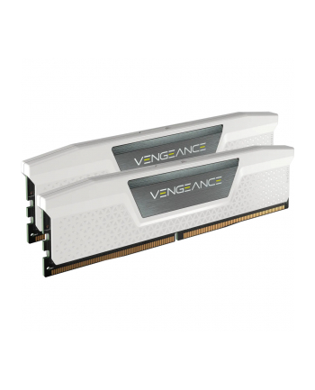 CORSAIR VENGEANCE 64GB 2x32GB DDR5 5600MT/s DIMM Unbuffered 40-40-40-77 Std PMIC XMP 3.0 White Heatspreader Black PCB 1.25V