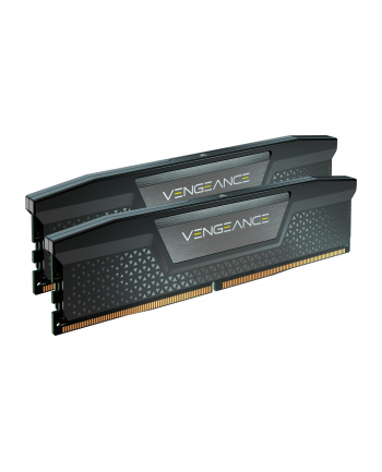CORSAIR DDR5 6000MT/s 64GB 2x32GB DIMM Unbuffered 30-36-36-76 Std PMIC XMP 3.0 VENGEANCE DDR5 Black Heatspreader 1.4V