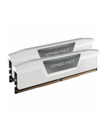 CORSAIR VENGEANCE 64GB 2x32GB DDR5 6000MT/s DIMM Unbuffered 40-40-40-77 Std PMIC XMP 3.0 White Heatspreader 1.35V