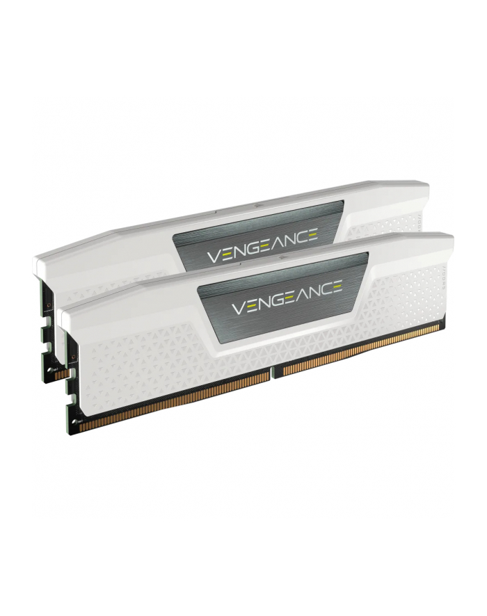 CORSAIR VENGEANCE 64GB 2x32GB DDR5 6000MT/s DIMM Unbuffered 40-40-40-77 Std PMIC XMP 3.0 White Heatspreader 1.35V główny