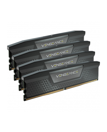 CORSAIR VENGEANCE 64GB 4x16GB DDR5 6000MT/s DIMM Unbuffered 36-36-36-76 Std PMIC XMP 3.0 Black Heatspreader Black PCB 1.35V