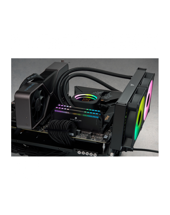 CORSAIR DOMINATOR PLATINUM RGB DDR5 32GB 2x32GB 5600MHz C36 1.25V DIMM BLACK główny