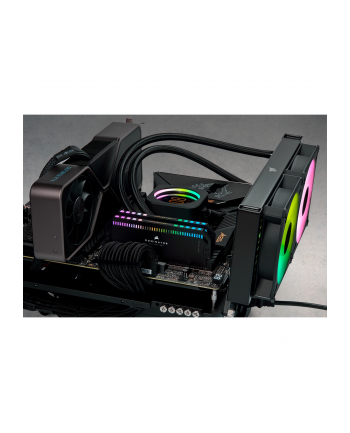 CORSAIR DOMINATOR PLATINUM RGB 64GB 2x32GB DDR5 6000MT/s DIMM Unbuffered 30-36-36-76 Std PMIC XMP 3.0 Black Heatspreader RGB LED 1.4