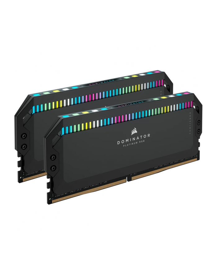 CORSAIR DDR5 6000MT/s 64GB 2x32GB DIMM Unbuffered 30-36-36-76 Std PMIC AMD EXPO DOMINATOR PLATINUM RGB DDR5 Black Heatspreader główny