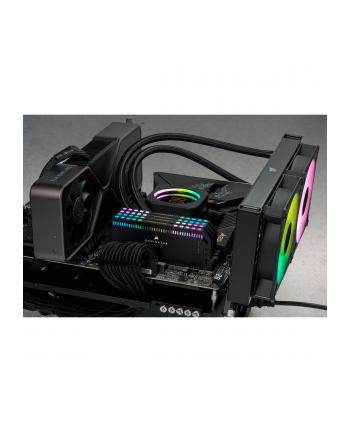 CORSAIR DOMINATOR PLATINUM RGB 64GB 4x16GB DDR5 6200MT/s DIMM Unbuffered 32-38-38-80 Std PMIC XMP 3.0 Black Heatspreader LED 1.4V