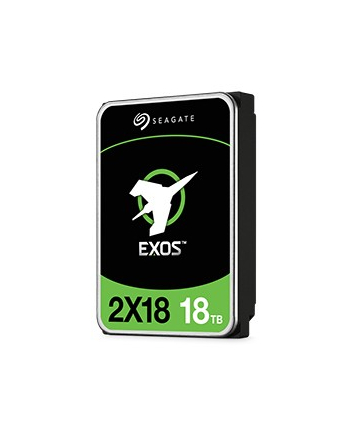 SEAGATE EXOS 2X18 SAS 18TB Helium 7200rpm 9TB Capacity per Logical Unit 12Gb/s 256MB cache 8.89cm 3.5inch