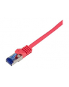 LOGILINK C6A014S Patchcord Ultraflex kat. 6A S/FTP czerwony 0.25m - nr 5