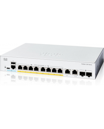 CISCO Catalyst 1200 8-port GE PoE Ext PS 2x1G Combo