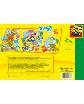 ses creative SES Uczę się wycinać Mega zest+nożycz.14617 46177