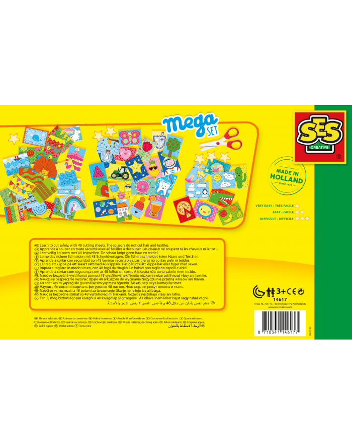 ses creative SES Uczę się wycinać Mega zest+nożycz.14617 46177 główny