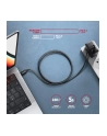 axagon Kabel BUCM4X-CM10AB Kabel USB-C - USB-C, USB4 Gen 3x2 1m, PD 240W, 8K HD, ALU, oplot Czarny - nr 24