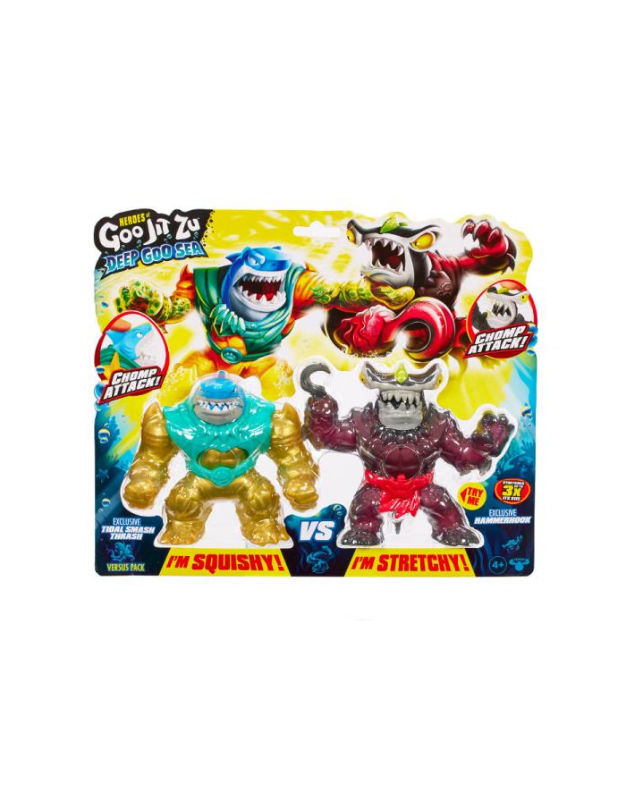 tm toys Goo Jit Zu Figurki Tidal Smash Thrash vs Hammerhook 42628 główny