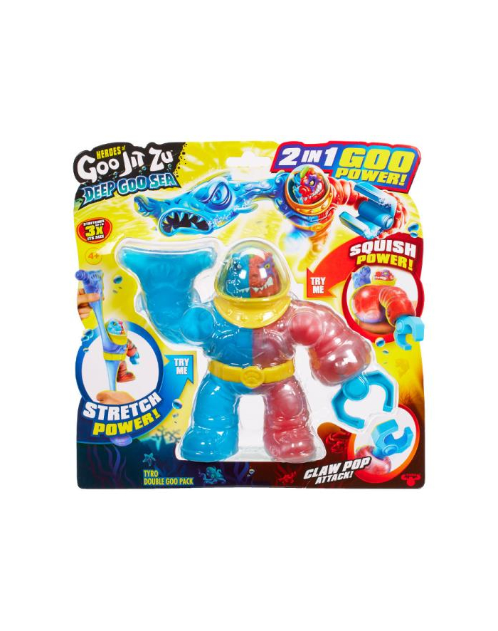 tm toys Goo Jit Zu Figurka Deep Goo Sea 2in1 Goo Power Tyro 42685 główny