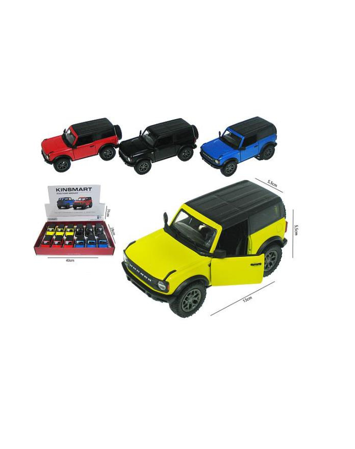 hipo Ford Bronco Hardtop 2022 HXKT256 mix cena za 1 szt główny