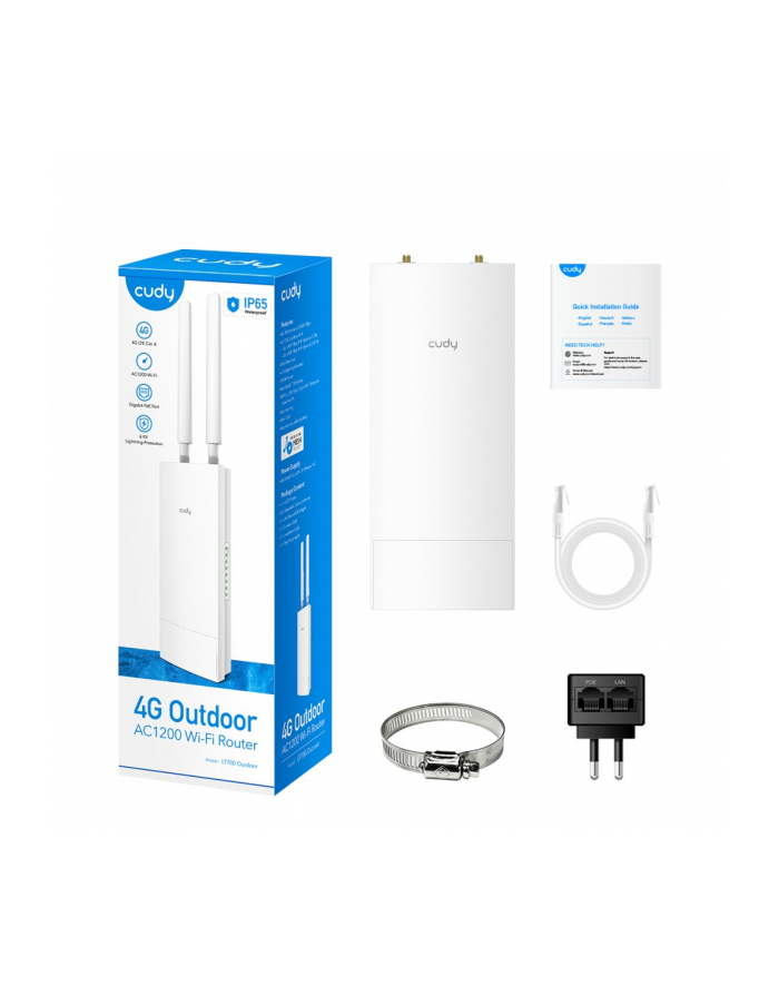 cudy Router LT700 Outdoor 4G LTE SIM AC1200 główny