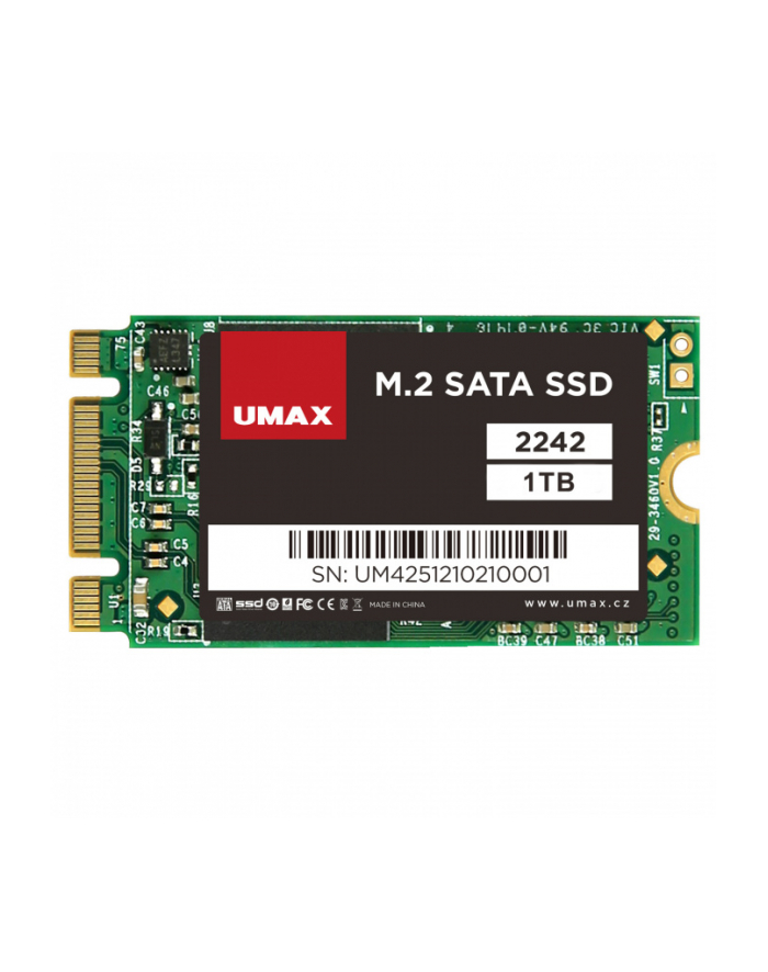 Umax 1TB M.2 2242 SATA III 3D NAND (TLC) (UMM250009) (UMAXUMM250009) główny