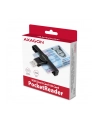 axagon CRE-SMPA Czytnik kart identyfikacyjnych PocketReader USB-A - nr 34