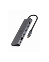 gembird Hub USB-C do HDMI 1xUSB-C GbE 2xUSB-A Card PD - nr 10