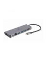 gembird Hub USB-C do HDMI 1xUSB-C GbE 2xUSB-A Card PD - nr 7