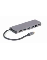 gembird Hub USB-C do HDMI 1xUSB-C GbE 2xUSB-A Card PD - nr 9
