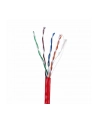 Kabel UTP Lanberg 1Gb/s 305m drut CCA czerwony - nr 3
