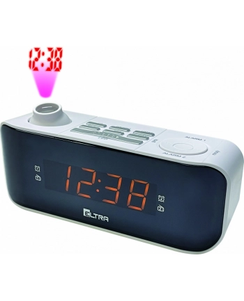 eltra Radiobudzik Kasia z projektorem, biały
