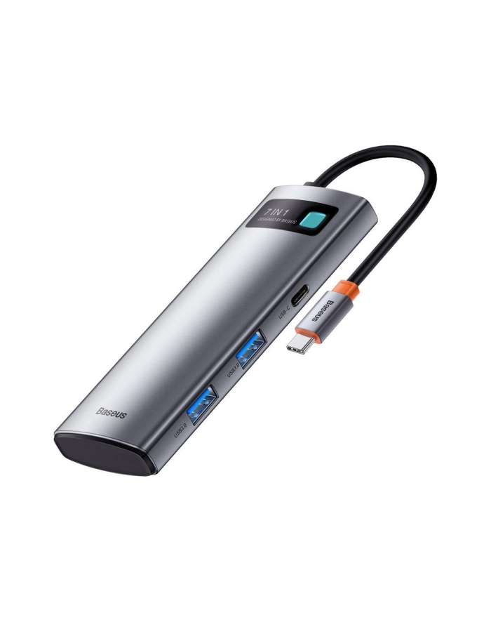 Adapter 7w1 Baseus WKWG020113 Hub USB-C to 2x USB 3.0 + HDMI + 2x USB-C + czytnik microSD / SD główny