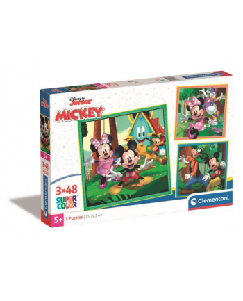 Clementoni Puzzle 3x48el square Mickey i Minnie 25298