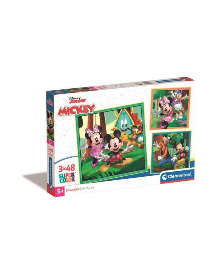 Clementoni Puzzle 3x48el square Mickey i Minnie 25298 główny
