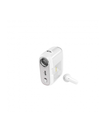 wekome Słuchawki bezprzewodowe  S28 Pop Digital Series - Bluetooth V5.3 TWS z etui ładującym z funkcją projektora Białe