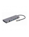gembird Hub USB-C do HDMI 1xUSB-C GbE 2xUSB-A Card PD - nr 11