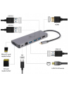 gembird Hub USB-C do HDMI 1xUSB-C GbE 2xUSB-A Card PD - nr 4