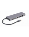 gembird Hub USB-C do HDMI 1xUSB-C GbE 2xUSB-A Card PD - nr 8