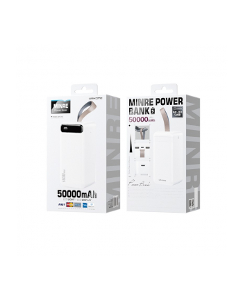 wekome Powerbank 50000 mAh Fast Charging 2x USB-A 10W Biały