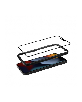 crong Szkło ochronne Anti-Bacterial 3D Armour Glass iPhone 14 Plus / iPhone 13 Pro Max z ramką instalacyjną