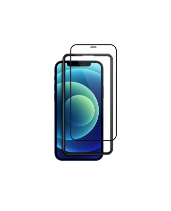 crong Szkło ochronne Anti-Bacterial 3D Armour Glass iPhone 12 Mini z ramką instalacyjną